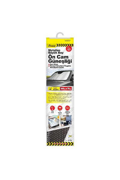Automix Metallized Windshield Sunshade 140x70