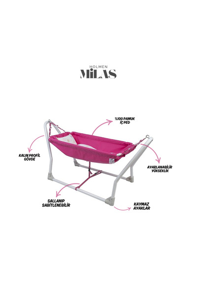 Holmen Pembe Milas Bebek Hamağı