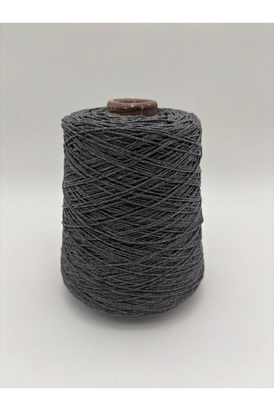 kumasfabrik (500 Gr) Cotton Hand Knitting Yarn-Cotton Yarn-Punch Yarn-Bag Yarn-Motif Yarn/Dark Gray-Anthracite