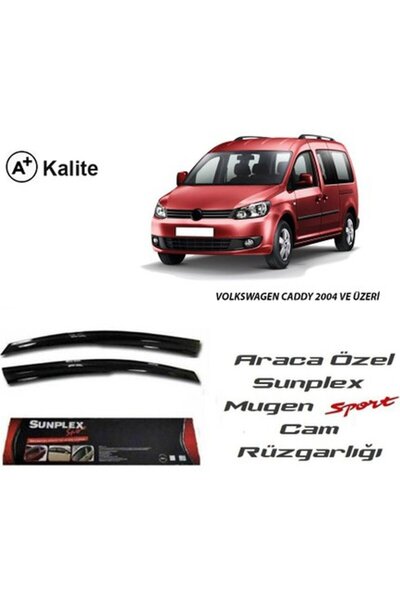 SUNPLEX Vw Caddy Cam Rüzgarlığı Mugen Tip 2li