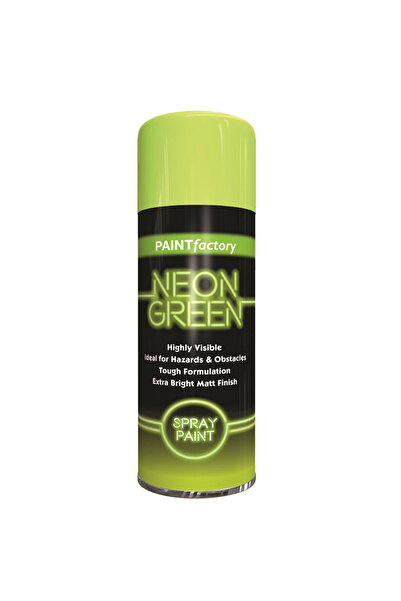 Paint Factory Highly Visible Neon Spray Paint Color Green 400ml