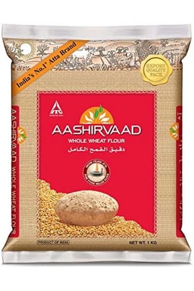 AASHIRVAAD Whole Wheat Flour, Made from Indian Wheat, 1kg