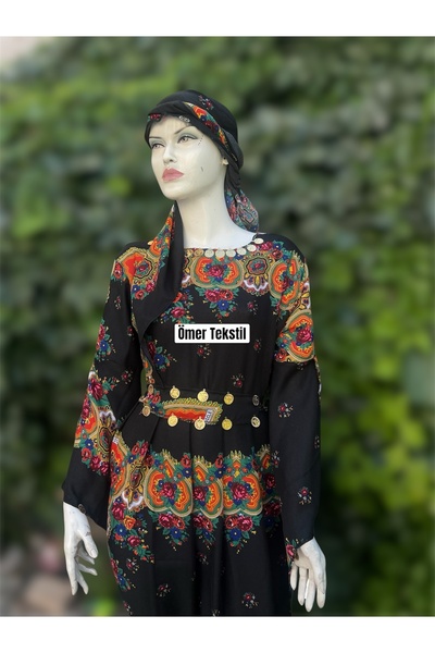MODA Yöresel Elbise Şal Ve Kuşağı Içinde