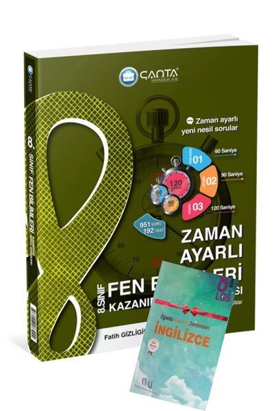 Çanta Yayınları Kampanya Çanta Yayınları 8 Sınıf Fen Bilimleri Zaman Ayarlı K...