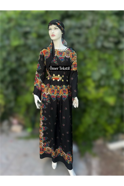 MODA Yöresel Elbise Şal Ve Kuşağı Içinde