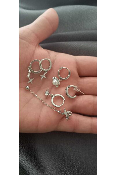 Yakemiyou 6'lı Çelik Küpe Seti