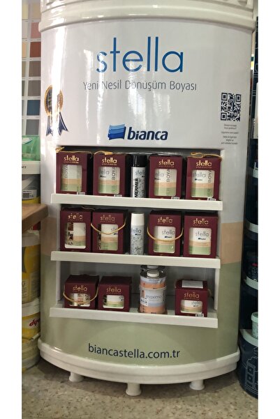 Biance Bianac Stella su bazlı boya 1 litre beyaz