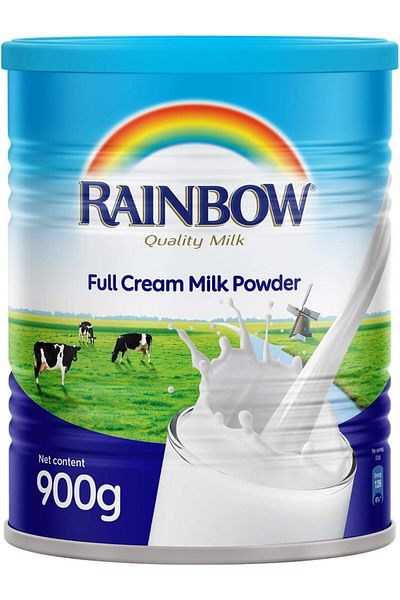Rainbow حليب بودرة كامل الدسم - 900 غرام