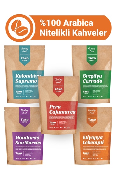 Taxo Coffee Nitelikli Kahve Deneme Seti