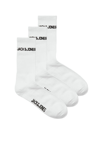 Jack & Jones Jacmelvın Tennıs Sock 3 Pack Noos Beyaz12260083