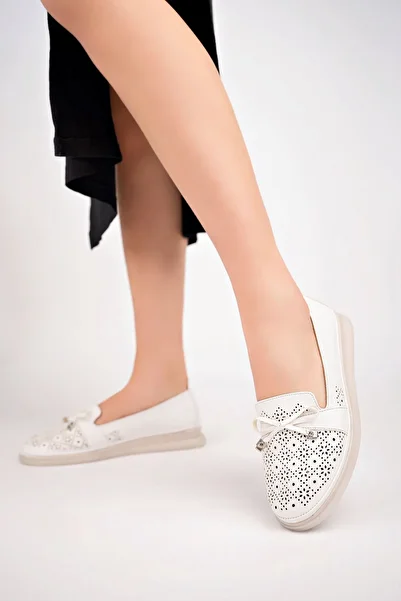 epaavm Wedge Heel Orthopedic White Shoes