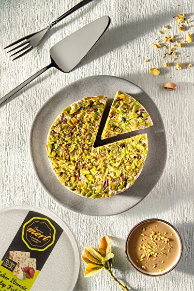 BAYRAM MERT HELVA Şeker İlavesiz Antep Fıstıklı Tahin Helvası (450 Gr)
