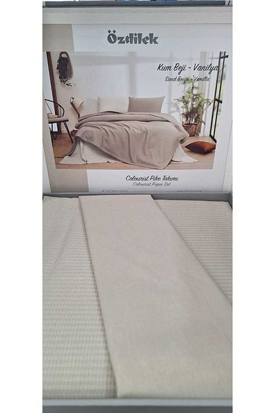 Özdilek Colourist K.Beige Vanilla Double Pique Set