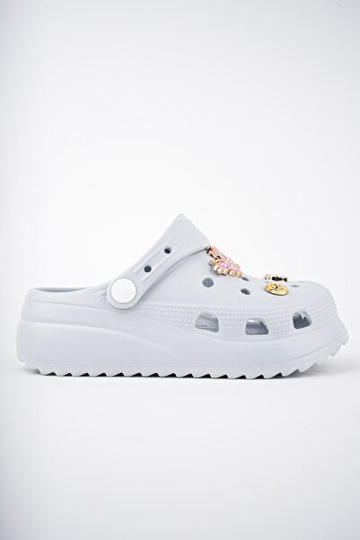 epaavm Closed Front White Girl's Slippers