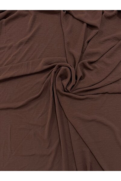Butik İthal Ayrobin Kumaş Kahverengi Elbiselik – Tuniklik – Pantolonluk