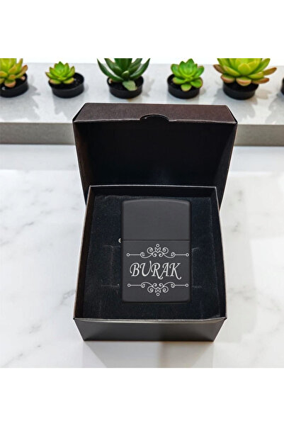 Genel Markalar Kişiye Özel Çift Taraflı Lazer İsim Baskılı Benzinli Metal Çakmak