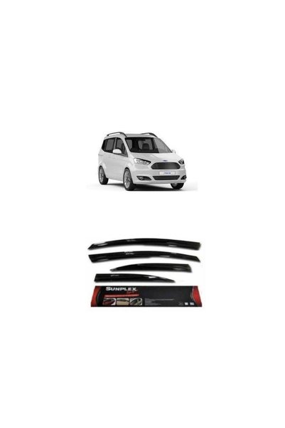 SUNPLEX CAM RÜZGARLIĞI FORD TOURNEO COURİER 2014-2021 ÖN-ARKA Sport Style