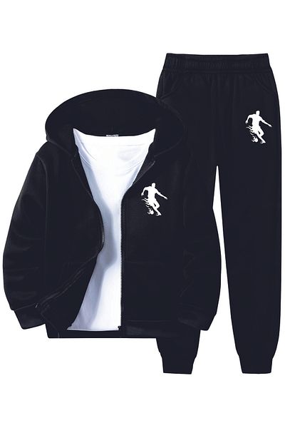 HOFFNUNG Σετ αθλητικής φόρμας FULL ZIP FOOTBALL PLAYER oversize