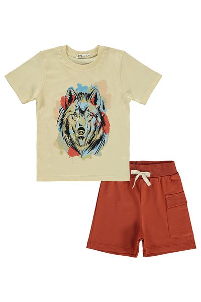 Civil Boys Boy's Suit 2-5 Years Stone Color