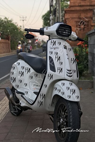 Modifiye Fabrikası Dekoratif Hahaha Sticker Motor-araba-kask Için Etiket - Si...