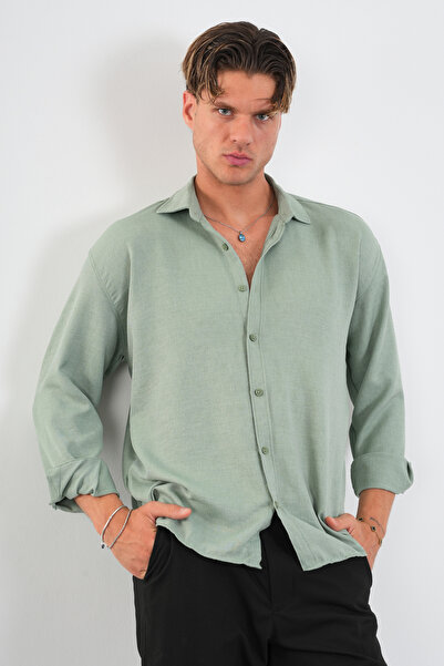 Redline Ανδρικό μακρυμάνικο πουκάμισο Linel με κανονική εφαρμογή