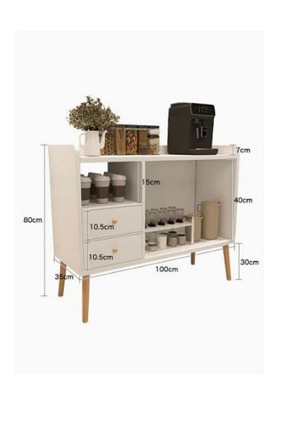 EXPERT Coffee Cabinet With Large Storage Capacity For Living Room Or Office &EI-110