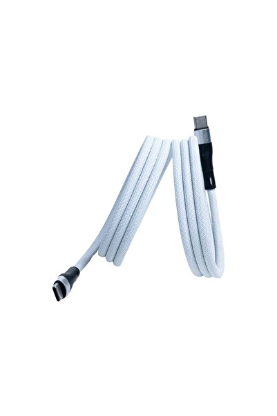 4 Berry Ks-Cc01 White Magnetic Usb-C-C Cable – 1 M, Super Speed