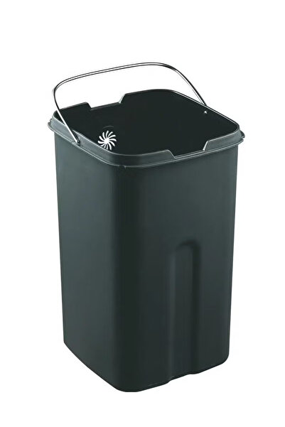 EKO LAGUNA SERIES | 12L Compact Open-Top Trash Can | Brushed Stainless Steel | Fingerprint-Resistant