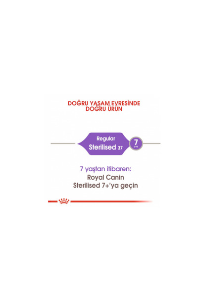 Royal Canin Fhn Sterilised 37 Kısırlaştırılmış Kedi Maması 4 Kg Ptanna251100066