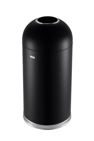 EKO Eternal Series 30l Open-top Trash Bin – Matte Black Stainless Steel, Fingerprint-resistant Finish