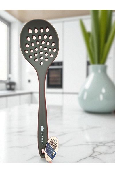 EMPA A V M Ivory Fireproof Non-Stick Silicone Frying Colander