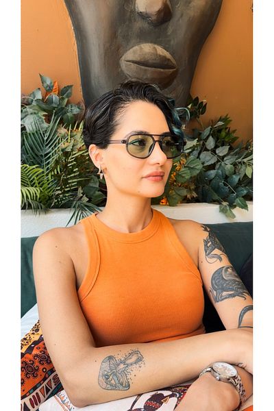 JULIANO Cuba Blue-Green 55 Juliano Sunglasses
