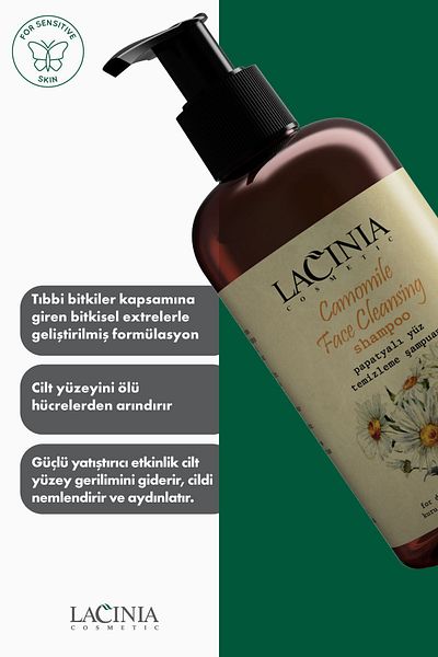 Lacinia Chamomile Extract Facial Cleansing Shampoo 250 Ml