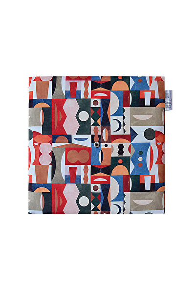 nijiartdesign 80 cm Colorful Patterned Premium Cat Scratching Board Soft Coated Floor Friendly Base with Sponge