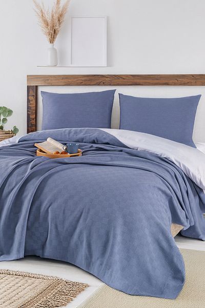 Isessia Loya 100% Cotton Double Pique |   Bedspread |   Seat Cover |   200 X 230