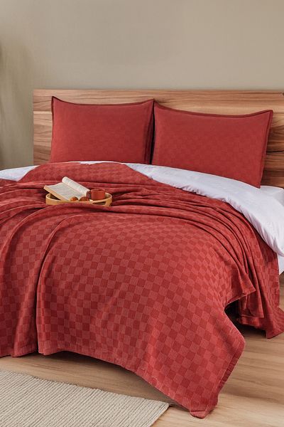Isessia Loya 100% Cotton Double Pique |   Bedspread |   Seat Cover |   200 X 230