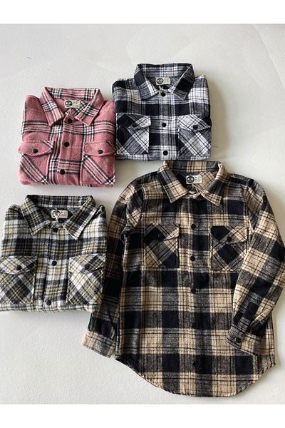 rg kidsstore Νεανικό Unisex Winter Lumberjack καρό πουκάμισο