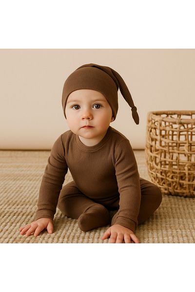rg kidsstore Jumpsuit and Beret Set for Baby Girl
