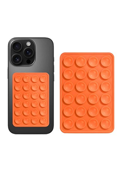 EgoTech Cam & Düz Zeminlere Yapışan Silikon Vakum Telefon Tutucu – Tüm Modell...