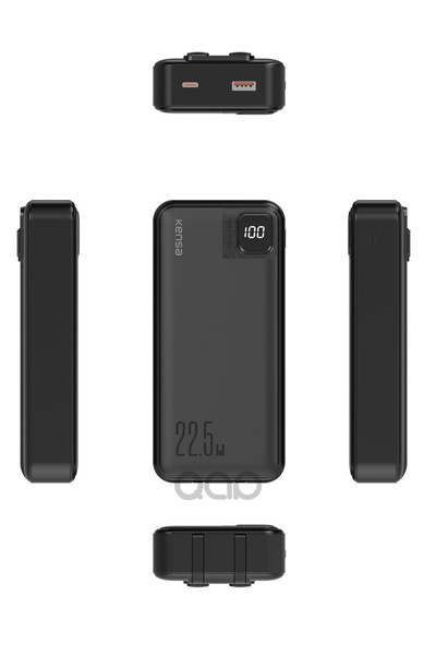 TEKNOHANE Powerbank 20,000 Mah 22.5 Watt Süper Hızlı Kablolu Süper Güçlü Taşınabilir Şarj Cihazı