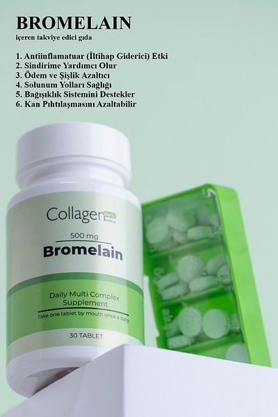 Collagen Forte Platinum Bromelain 500 Mg Food Supplement