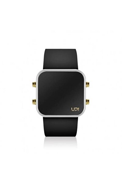 Up! Watch Upwatch Led Mını Gold Whıte Black Unisex Kol Saati