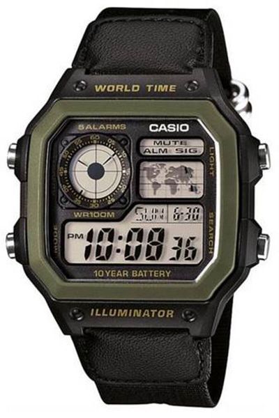 Casio Ae-1200Whb-1Bvdf Men's Wristwatch