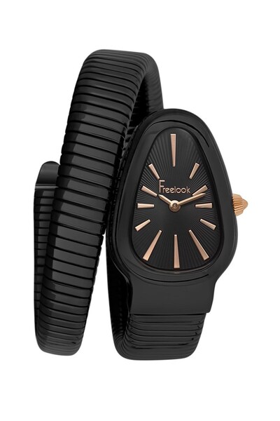 Freelook Fl.1.10422.5 Yılanlı Model Siyah Serpenti Kadın kol Saati