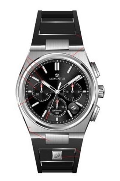 Momentus Tm345S-04Bs Men's Wristwatch