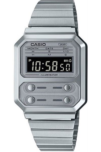 Casio A100We-7Bdf Unisex Wristwatch