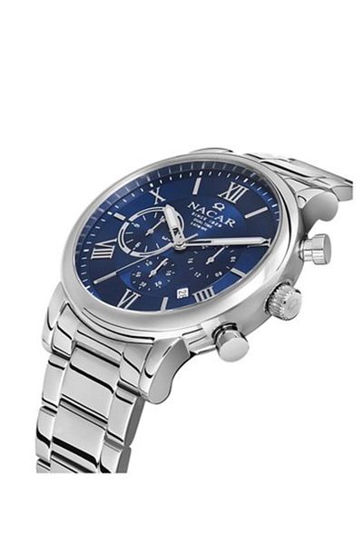 Nacar Sport Silver Men's Watch Nc34-290312-Alm