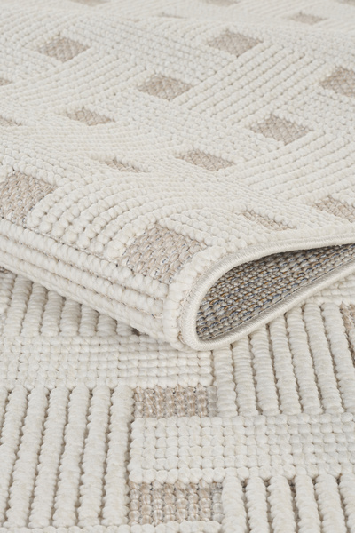 Livset Yumuşak Bukleli Krem Bej Halı Oturma Odası Salon Mutfak Koridor Antre ...