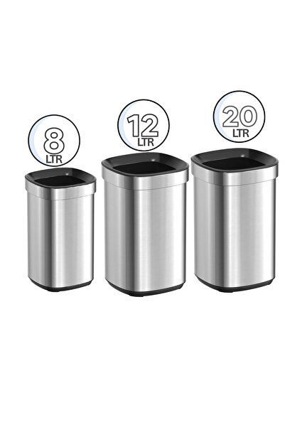 AKC Step Trash Bin – 8l Waste Bin | Hands-free Operation, Durable & Stylish Trash Can For Home