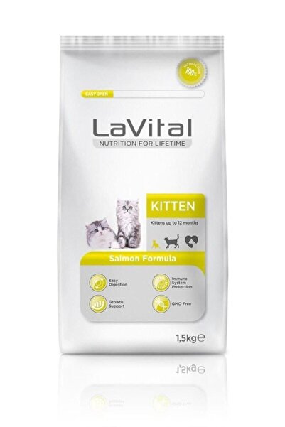 LaVital La Vital Cat Kitten Somon Balikli Yavru Kedi Maması 1,5kg